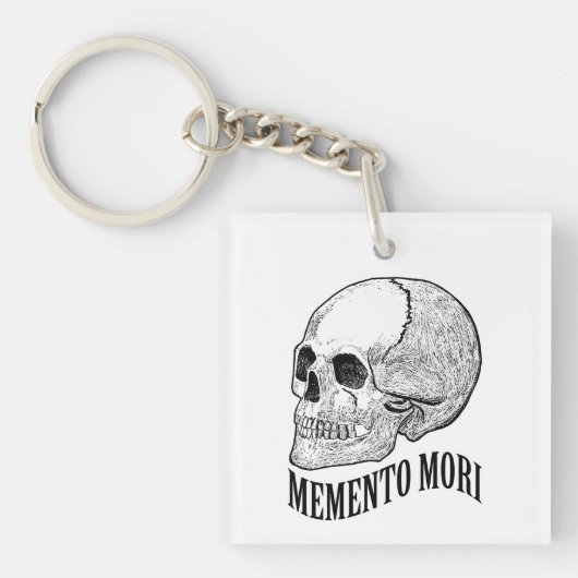 Memento mori sleutelhanger (Voorkant)