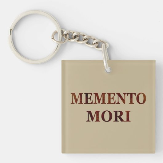 Memento mori sleutelhanger (voorkant)