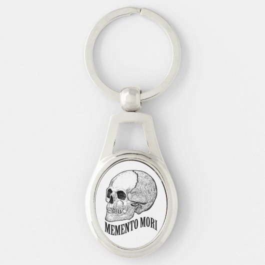 Memento mori sleutelhanger (Voorkant)