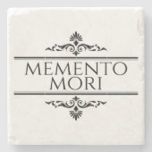 Memento Mori Stenen Onderzetter (Voorkant)