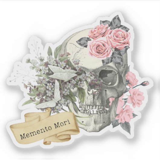 Memento Mori Sticker (Voorkant)