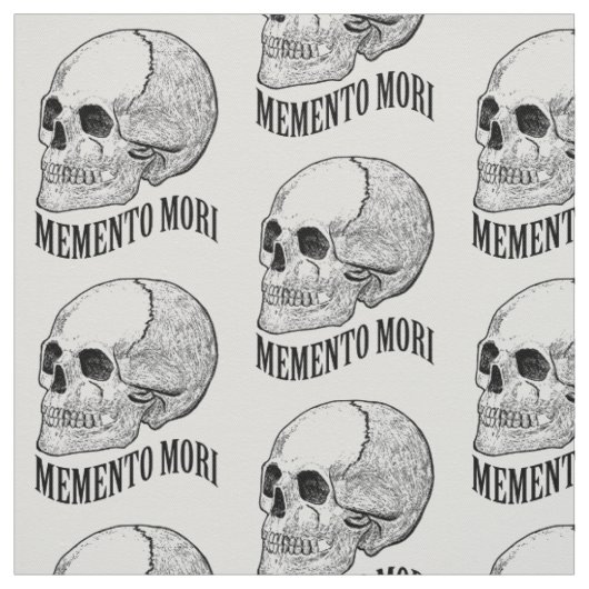Memento mori stof (Swatch)