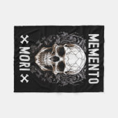 Memento Mori Stoic Mortivity Filosofy Q Fleece Deken (Voorkant (Horizontaal))