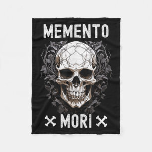 Memento Mori Stoic Mortivity Filosofy Q Fleece Deken