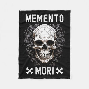 Memento Mori Stoic Mortivity Filosofy Q Fleece Deken