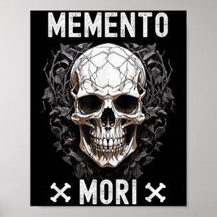 Memento Mori Stoic Mortivity Filosofy Q Poster