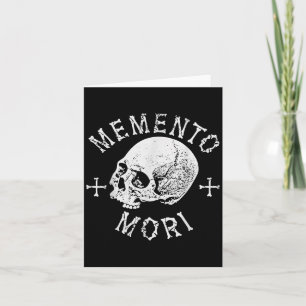 Memento Mori Stoic Onthoud Doodschedel Botten Tatt Kaart