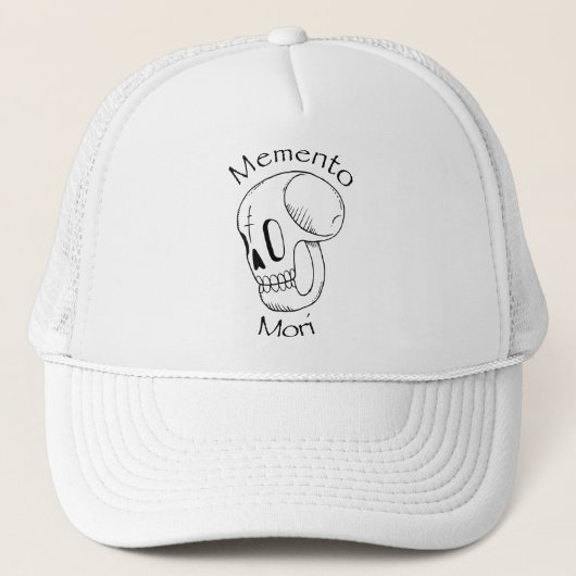 Memento Mori Stoic Philosophy Trucker Pet (Voorkant)