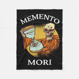 Memento Mori Stoïcijns Latijn Stoïcisme Filosofie  Fleece Deken