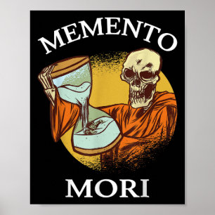 Memento Mori Stoïcijns Latijn Stoïcisme Filosofie Poster