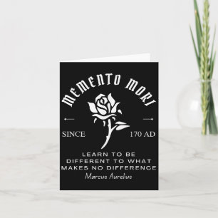 Memento Mori Stoicism Marcus Aurelius Stoic Philos Kaart