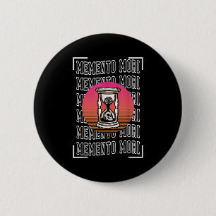 Memento Mori Stoïcisme Filosofie Stoïcijnse Oude P Ronde Button 5,7 Cm
