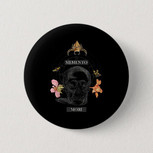 Memento Mori Stoïcisme Filosoof Stoïcisme Ronde Button 5,7 Cm