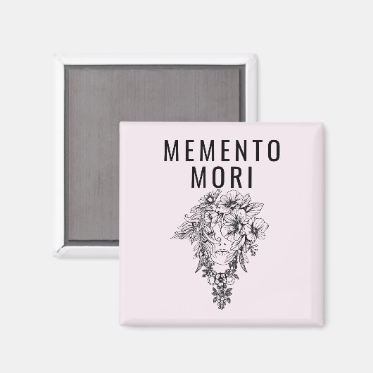 Memento Mori, Stoicisme, Marcus Aurelius Magneet (Voorkant / Achterkant)