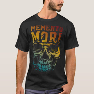 Memento Mori Stoïcisme Schedel Quote Stoïcijnse fi T-shirt