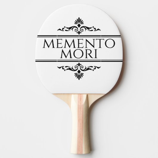 Memento Mori Tafeltennisbatje (Voorkant)
