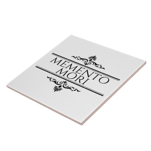 Memento Mori Tegeltje (Zijkant)