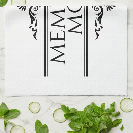 Memento Mori Theedoek (Gevouwen)