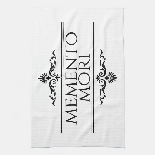 Memento Mori Theedoek (Verticaal)