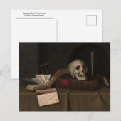 Memento Mori "To This Favor" van William Harnett Briefkaart (Voorkant / Achterkant)