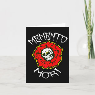 Memento Mori Traditioneel Tattoo Bloem & Sched Kaart
