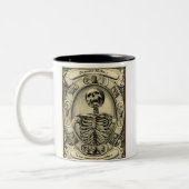Memento Mori Tweekleurige Koffiemok (Links)