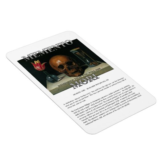 Memento Mori - Vergeet niet dat je Magnet zal ster Magneet (Rechterzijde)