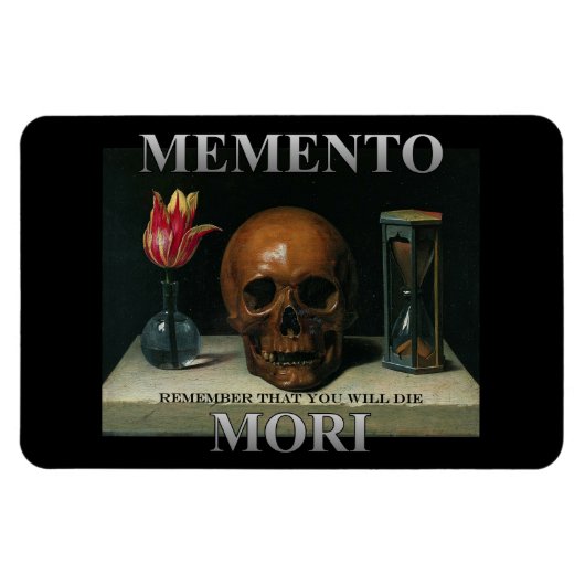 Memento Mori - Vergeet niet dat je zult sterven Magneet (Horizontaal)
