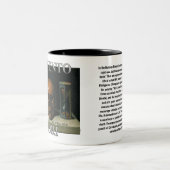 Memento Mori - Vergeet niet dat je zult sterven Tweekleurige Koffiemok (Center)