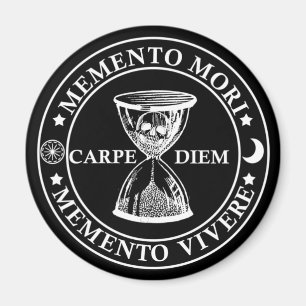 memento mori vivere magneet