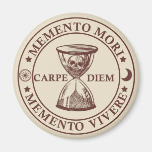 memento mori vivere magneet