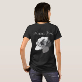 Memento Mori Witte Roos Donkere Academische Esthet T-shirt