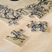  Memento Mori Woman Skull Legpuzzel (Zijkant)