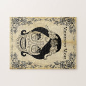  Memento Mori Woman Skull Legpuzzel (Horizontaal)