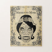  Memento Mori Woman Skull Legpuzzel (Verticaal)