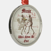 Memento mori X-mas-Ornament VI Metalen Ornament (Rechts)