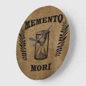 Memento mori zandloper grote klok (Hoek)