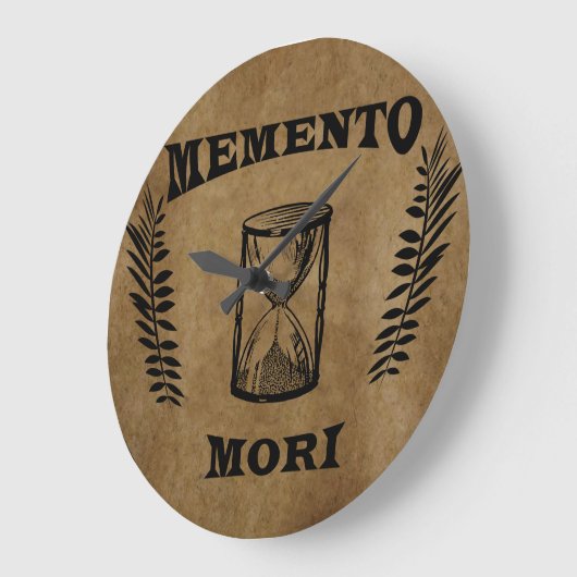 Memento mori zandloper grote klok (Hoek)