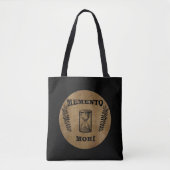 Memento mori zandloper tote bag (Voorkant)