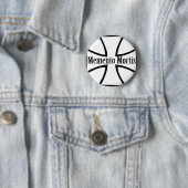 memento mortis cross icon ronde button 5,7 cm (In situ)