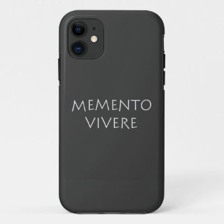 Memento vivere Case-Mate iPhone case