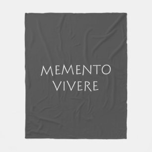 Memento vivere fleece deken