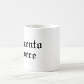 Memento Vivere - Latijnse term Koffiemok (Center)