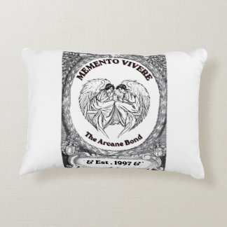 Memento Vivere | Vintage Engel Bond Kunst Accent Kussen