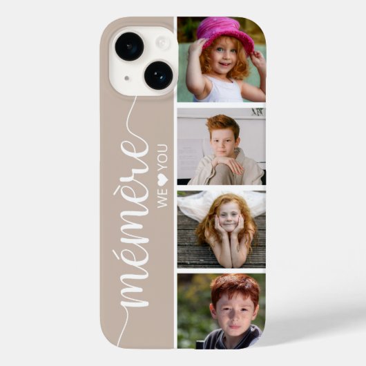 Mémère 4 Foto Case-Mate iPhone Case (Achterkant)