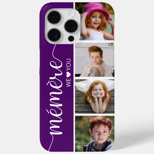 Mémère 4 Foto Case-Mate iPhone Case (Achterkant)