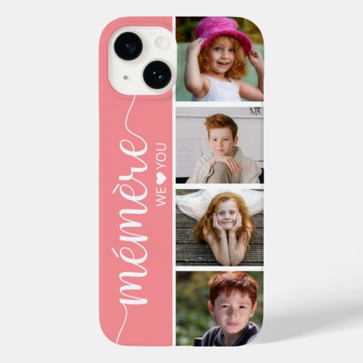 Mémère 4 Foto Case-Mate iPhone Case (Achterkant)