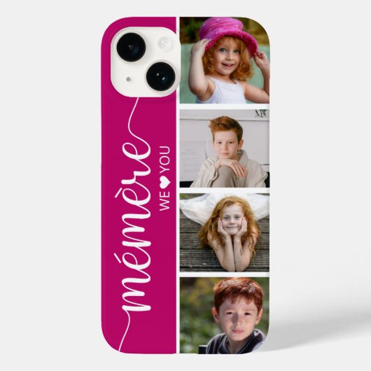 Mémère 4 Foto Case-Mate iPhone Case (Achterkant)
