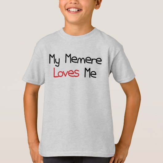Memere houdt van me t-shirt (Voorkant)