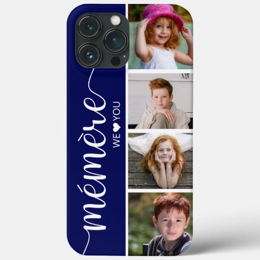 Mémère We Love You Foto Case-Mate iPhone Case (Achterkant)